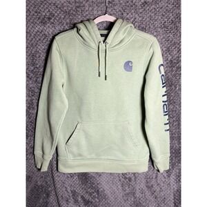 Carhartt‎ Relaxed Fit Graphic Hooded Sweatshirt Hoodie Size Medium Women's